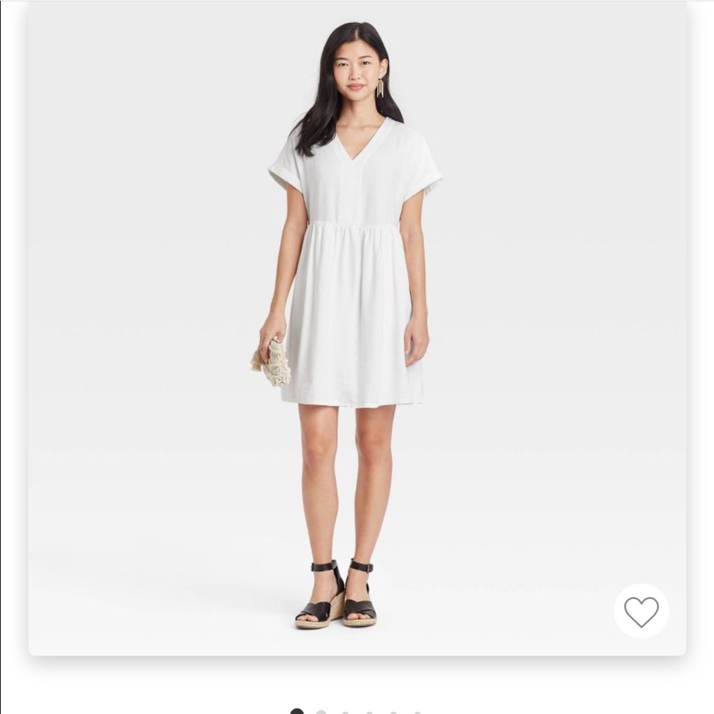 Women's Short Sleeve Shirtdress - Universal